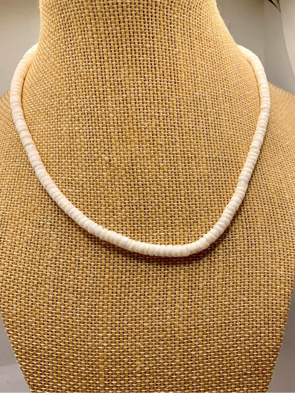 White Heishi Bead Necklace - Minimalist Women’s Jewelry